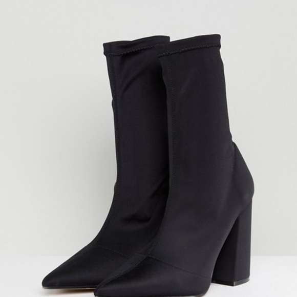 ASOS high heeled sock boots - Picture 3 of 4
